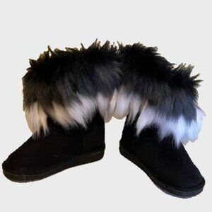 Fabkids fashion faux fur boots US 8 /UK 7/EU 24